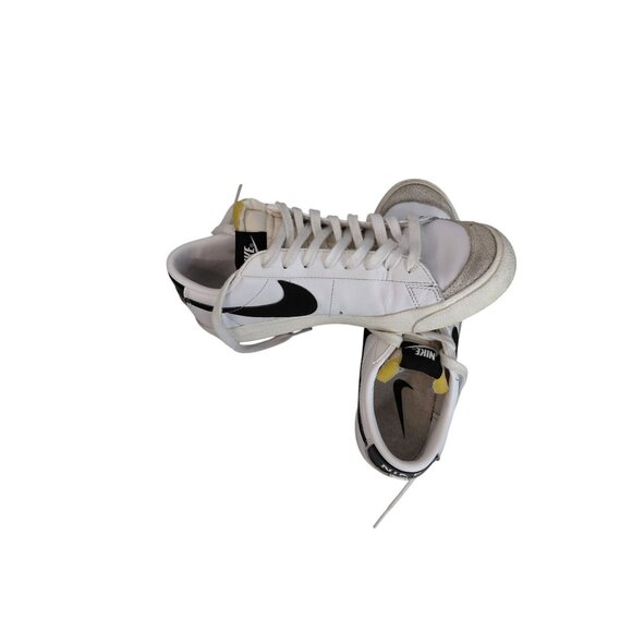 Nike Blazer Low Leather Sneakers White & Black 8.5 - Picture 7 of 10